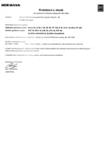Hörmann - Certifikát
